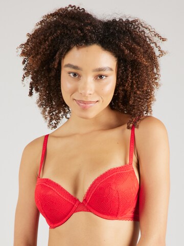 Tommy Hilfiger Underwear Push-up Σουτιέν σε κόκκινο: μπροστά