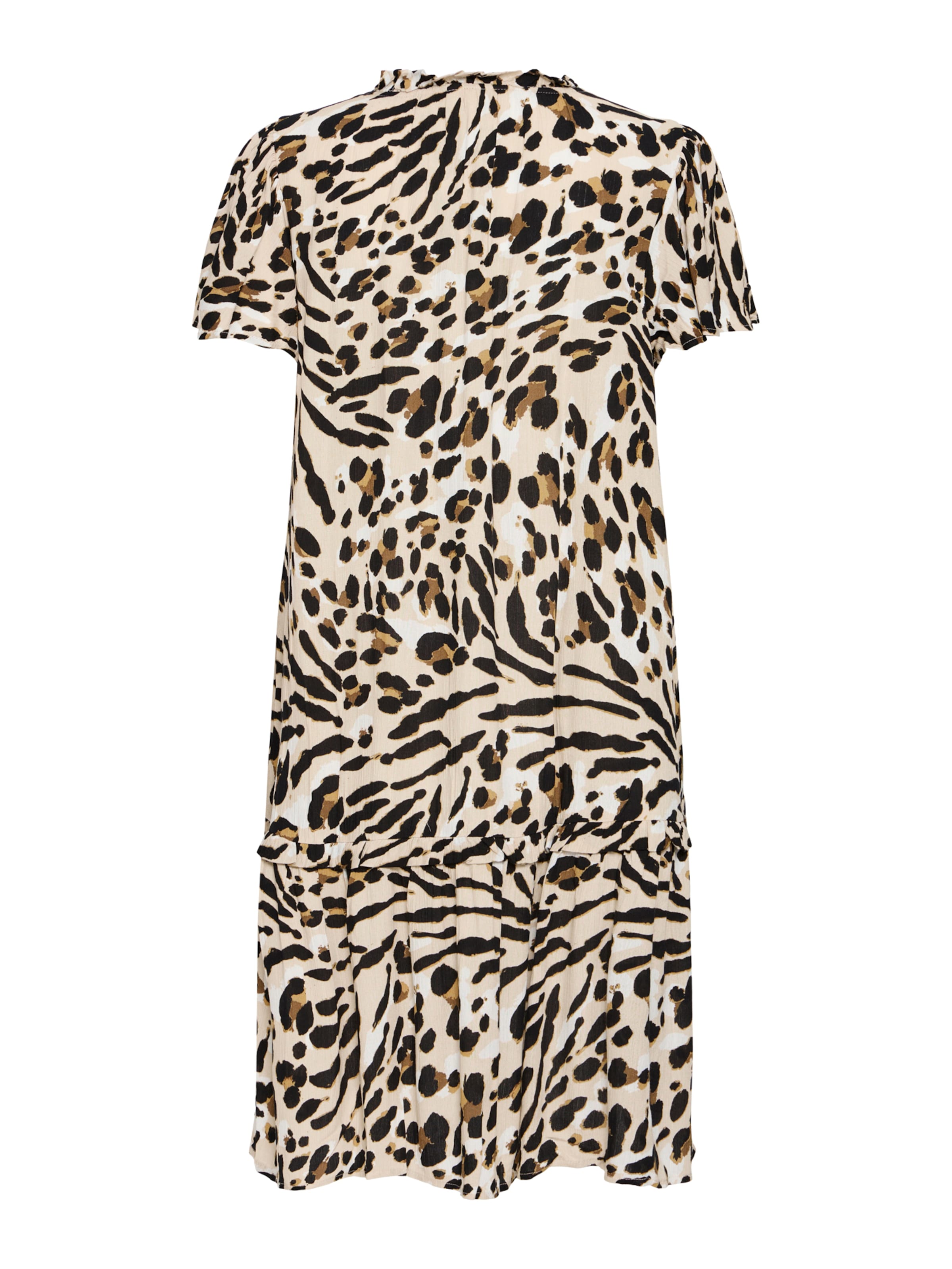 ICHI Summer Dress 'IHMARRAKECH' in Brown