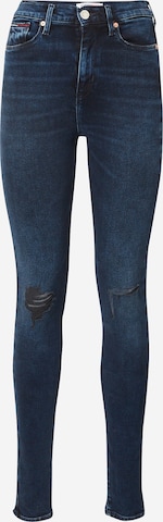 Tommy Jeans Kavbojke 'SYLVIA' | modra barva: sprednja stran