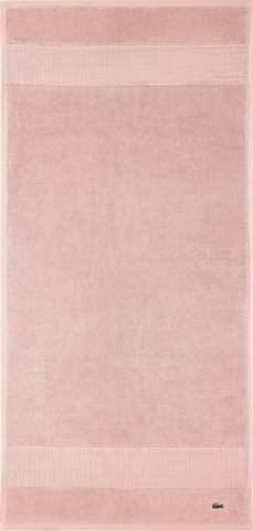 LACOSTE Towel 'LE CROCO' in Pink: front