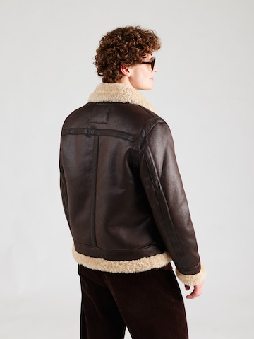 GUESS Winter Jacket in Brown