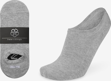 Circle Five Ankle socks '6 Paar Füßlinge Silikongrip ohne verrutschen' in Grey: front