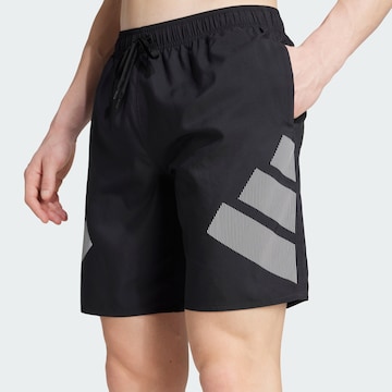 Pantaloncini da surf 'Big Bars' di ADIDAS SPORTSWEAR in nero