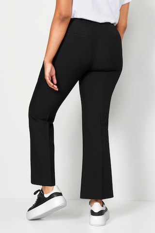 Bootcut Pantalon à plis Angel of Style en noir