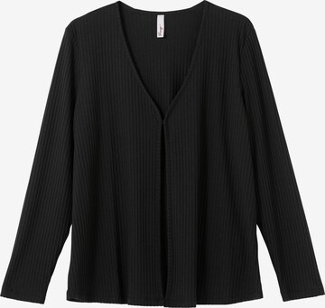 Cardigan SHEEGO en noir : devant