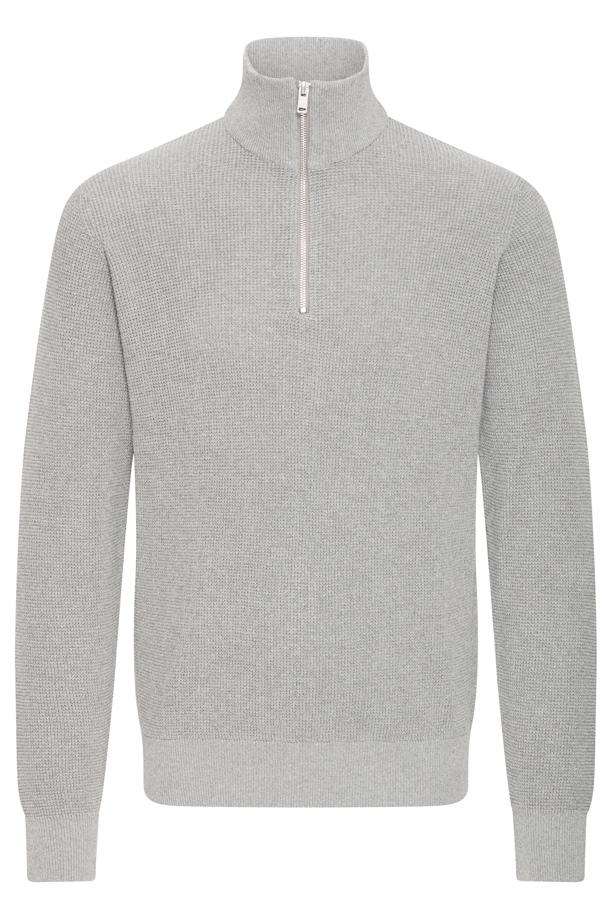 !Solid Sweater 'SDVIAN' in Grey: front