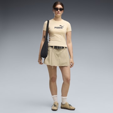 PUMA T-Shirt 'Essentials Elevated No. 1' in Gelb