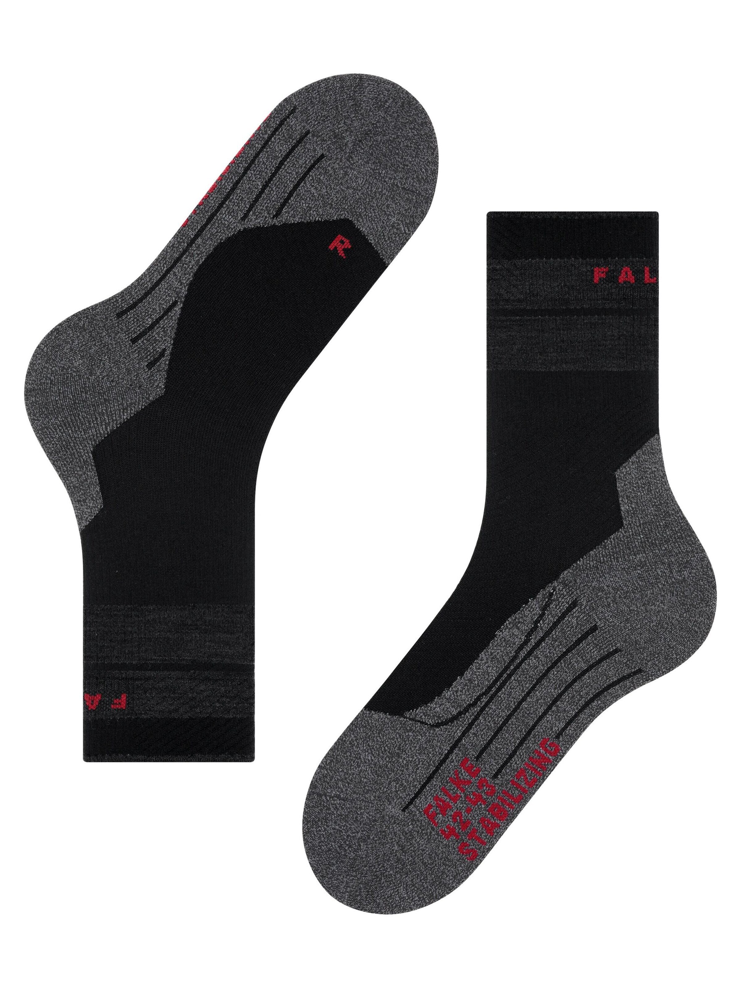 FALKE Sportsocken 'TK Compression Stabilizing'‌‌‌‌‌‌‌ in Schwarz