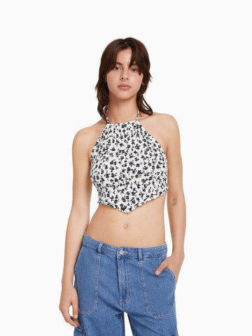 Bershka Top - fekete: elől