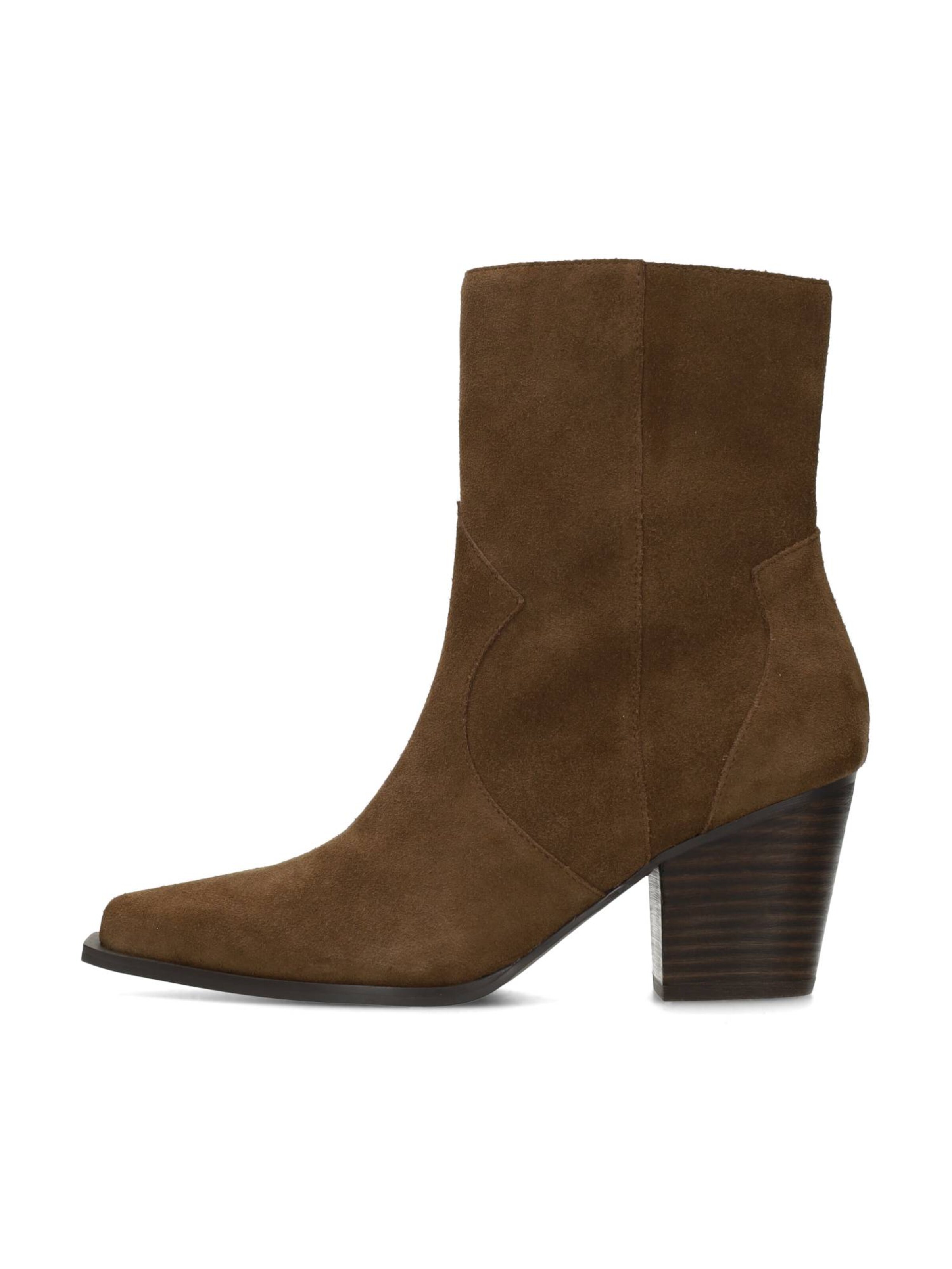 Bottines 'BEAU' Haboob en marron : devant