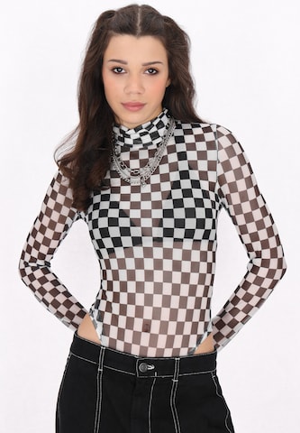 Shirtbody 'Rock' myMo ROCKS en noir : devant
