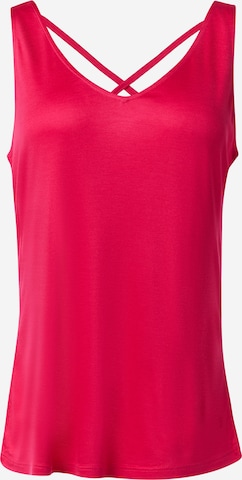 COMMA Top in Roze: voorkant