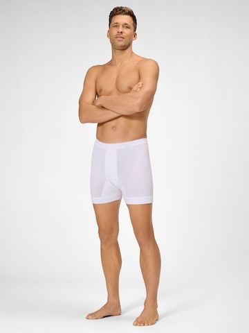 Boxers ' Organic Doppelripp ' Ammann en blanc