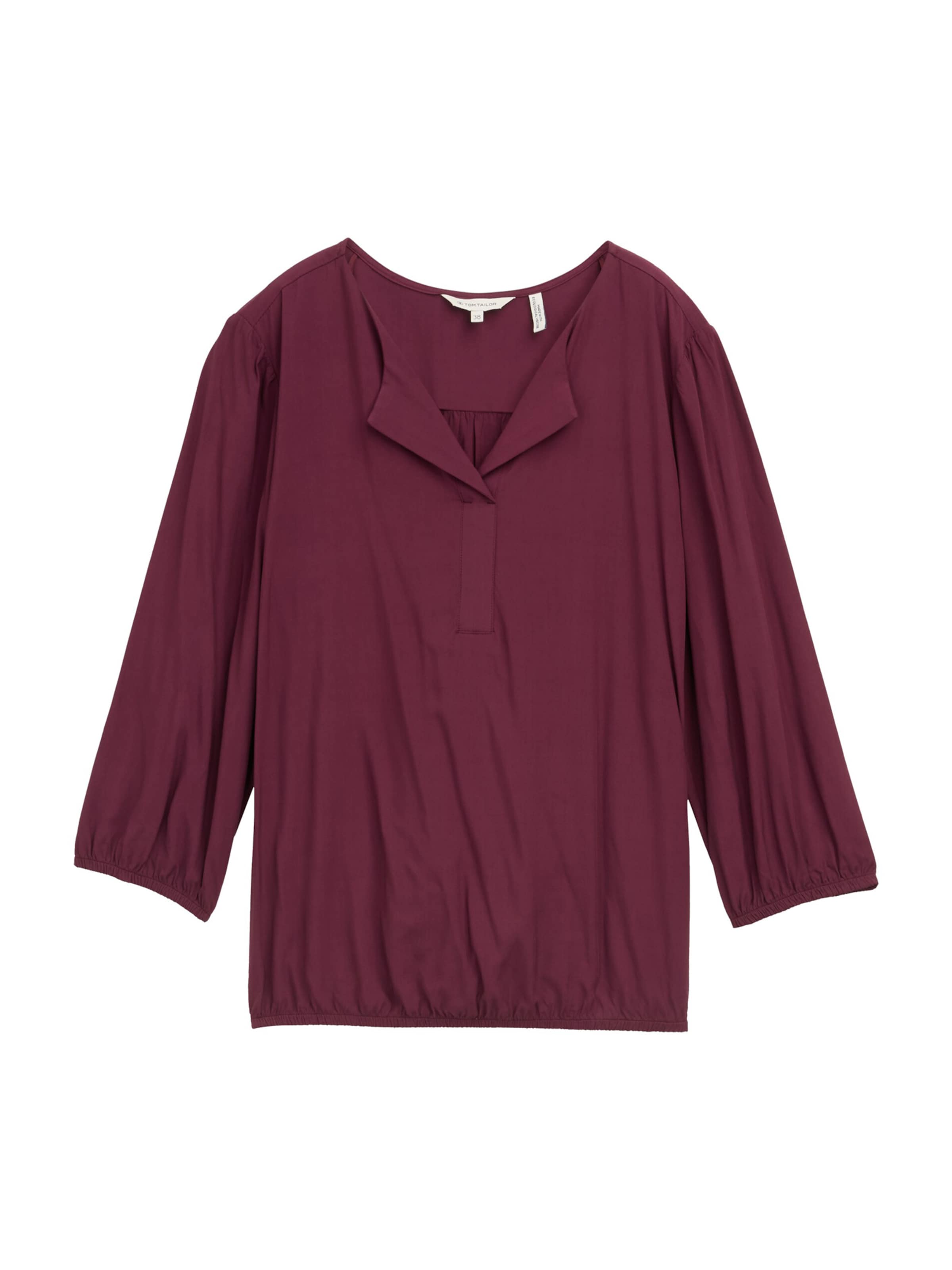 Chemisier TOM TAILOR en rouge : devant