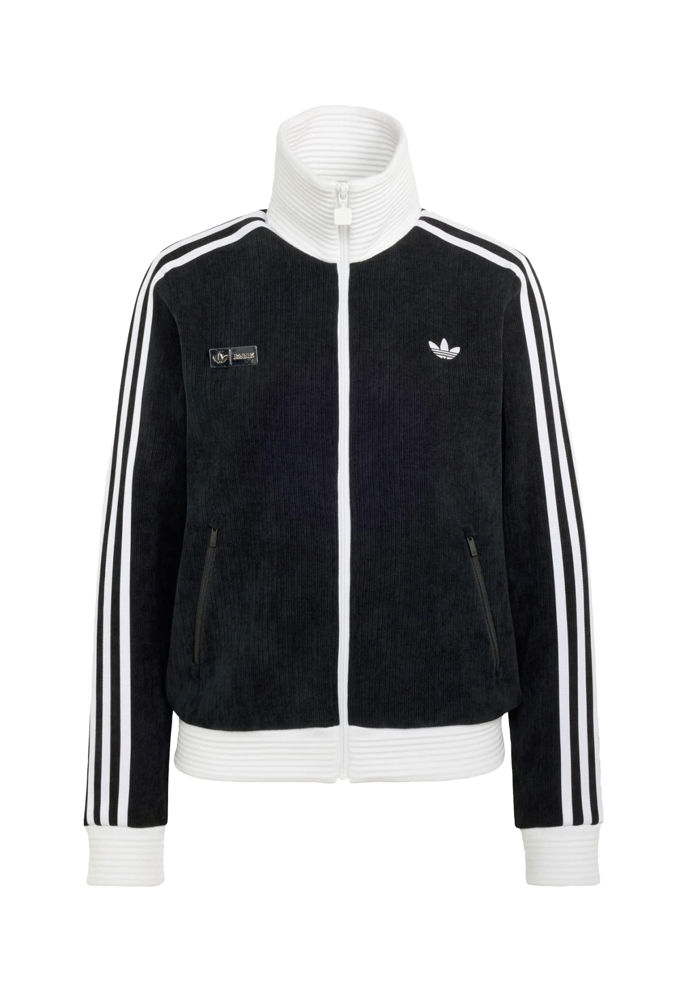 ADIDAS ORIGINALS Суичъри с качулка 'Adiluna Season 2 x Jennie' в черно: отпред