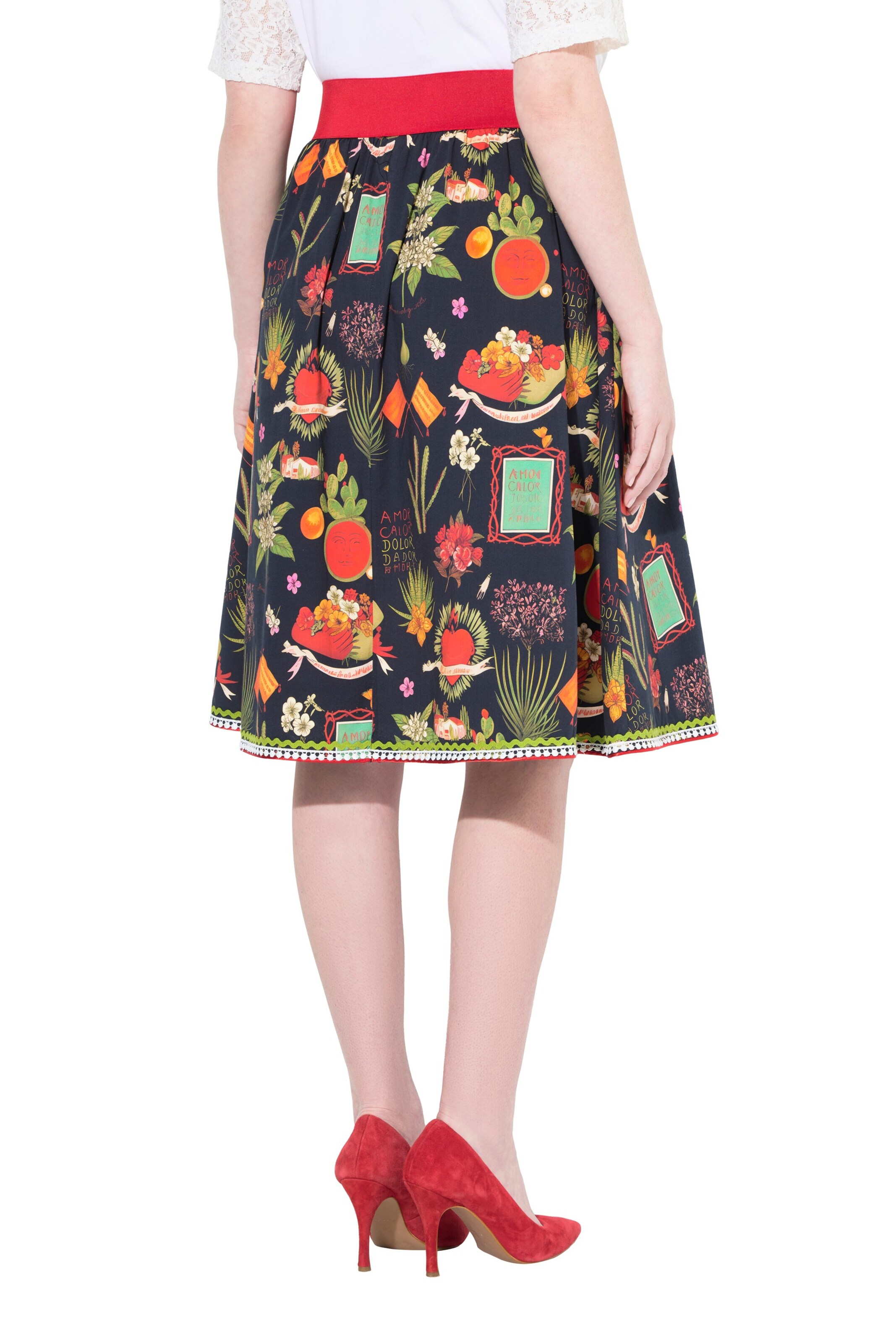 Ulla Popken Rock in Schwarz