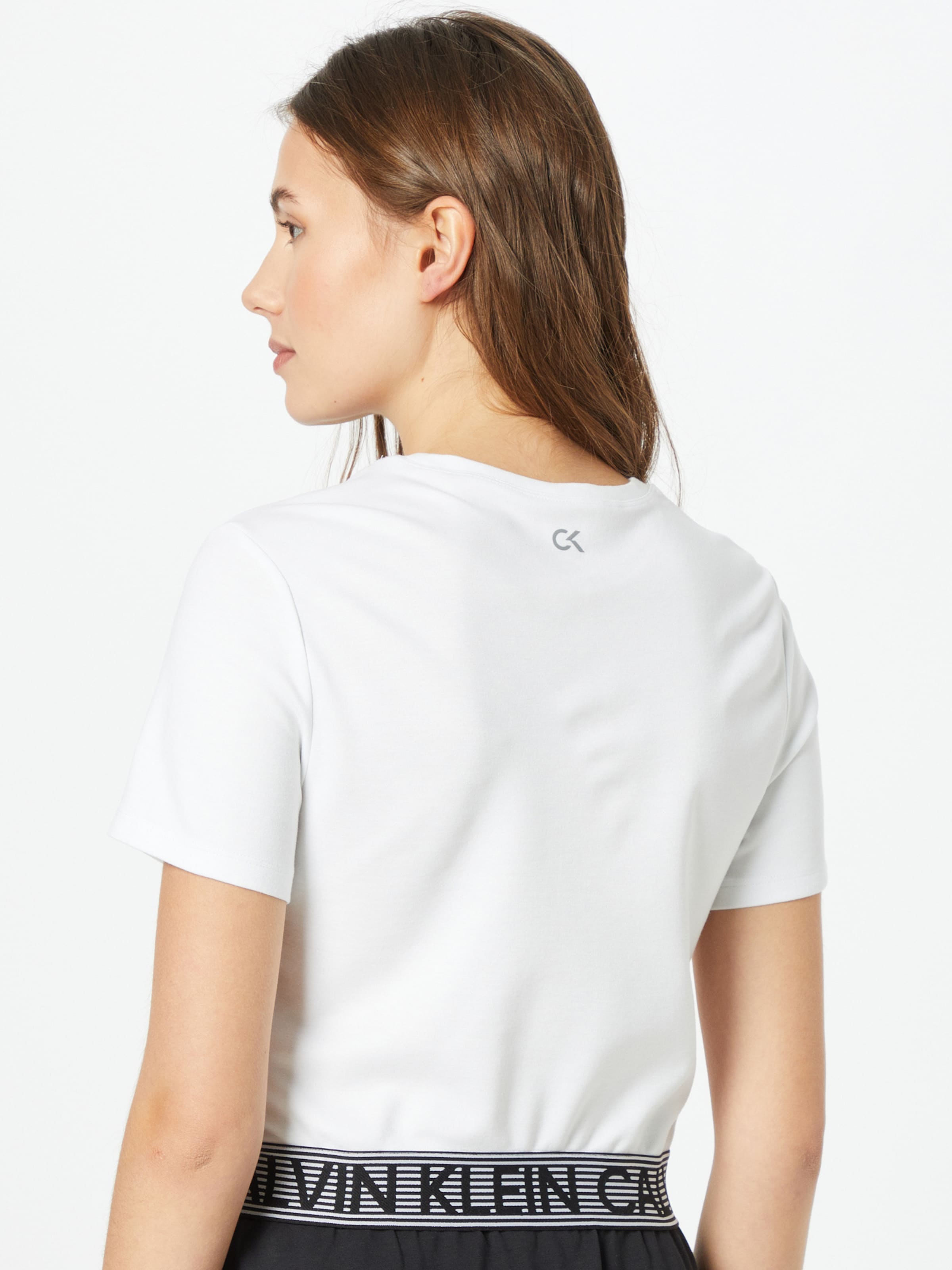 Sport T-shirt fonctionnel Calvin Klein Performance en Blanc 