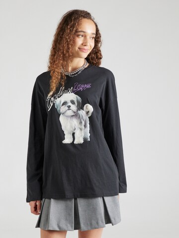 T-shirt Monki en noir : devant