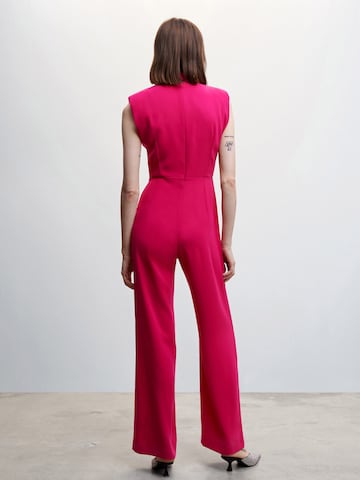 MANGO Jumpsuit 'Delfina' in Pink