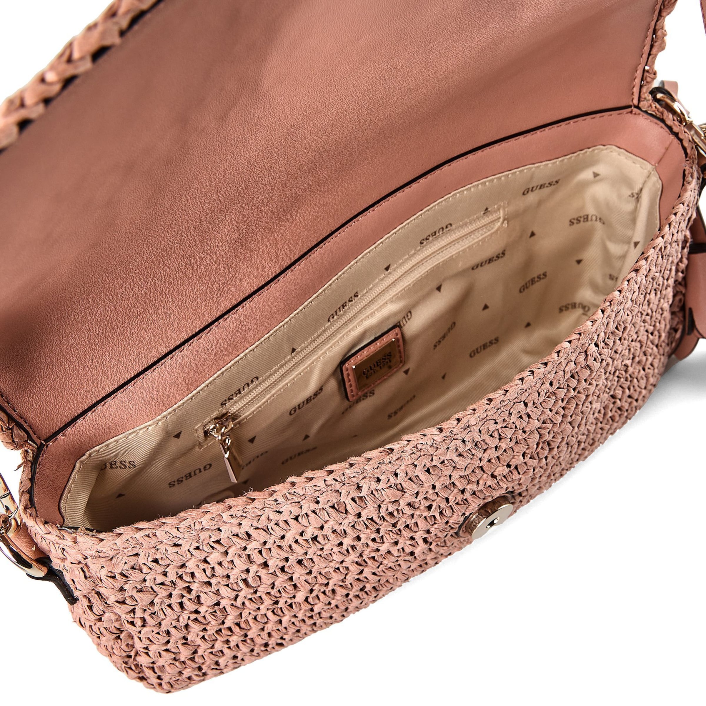 GUESS Schultertasche 'Ofelia' in Pink