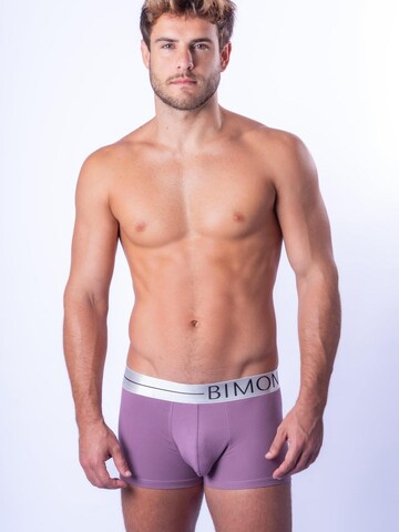 BIMONI Boxer shorts 'Cotton Modal' in Purple