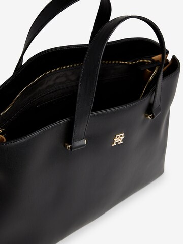 TOMMY HILFIGER Shopper in Schwarz