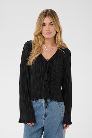 SAINT TROPEZ - Casaco de malha 'ZuniSZ' em preto