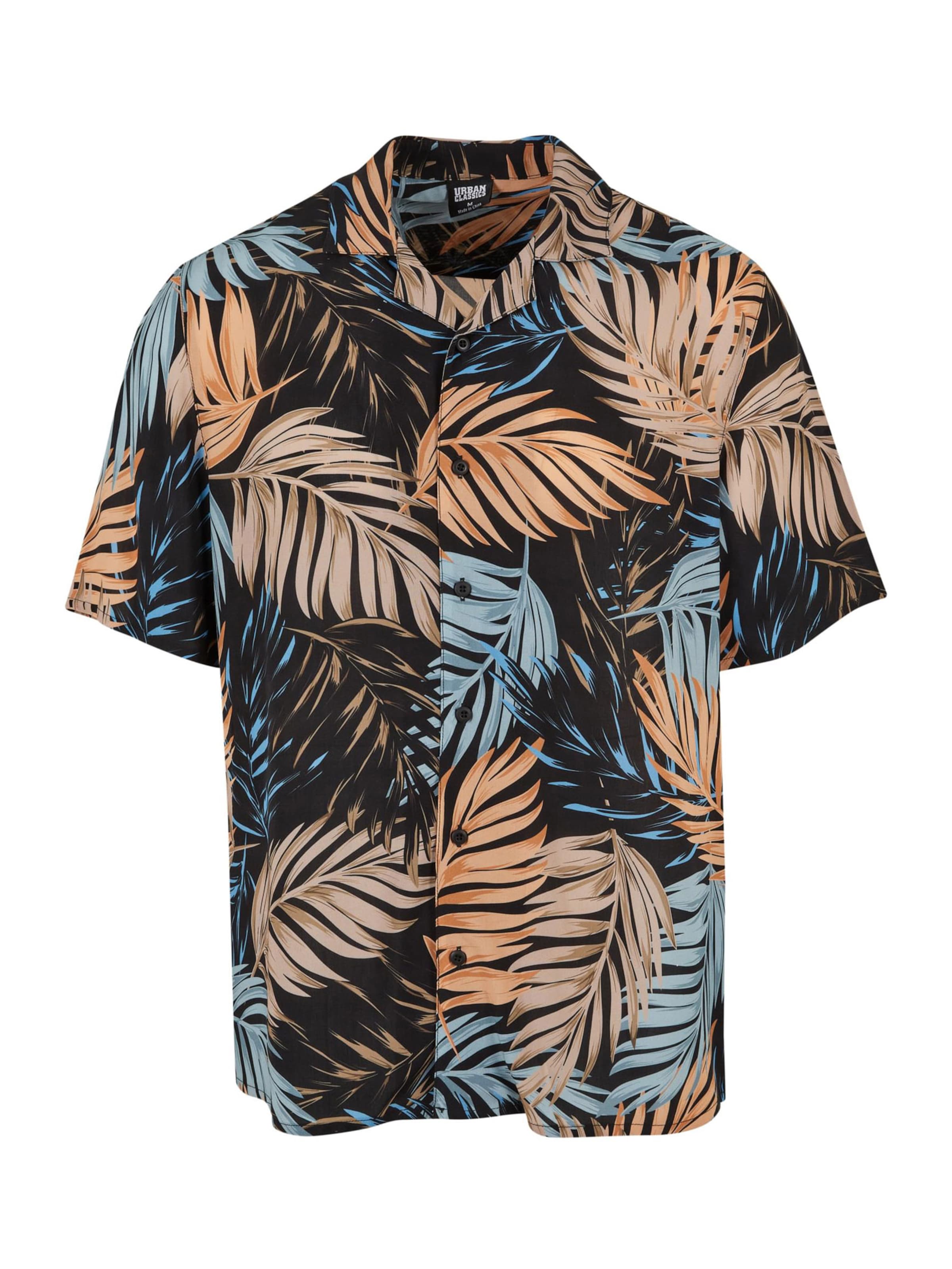 Urban Classics Button Up Shirt in Mixed colours: front