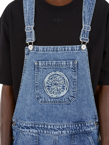 FAMILY 1ST FAMILY 4EVER - regular Peto 'Hard Working Dungarees' en azul