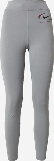 Leggings 'Swoosh' Nike Sportswear di colore grigio / bacca / nero, Visualizzazione prodotti