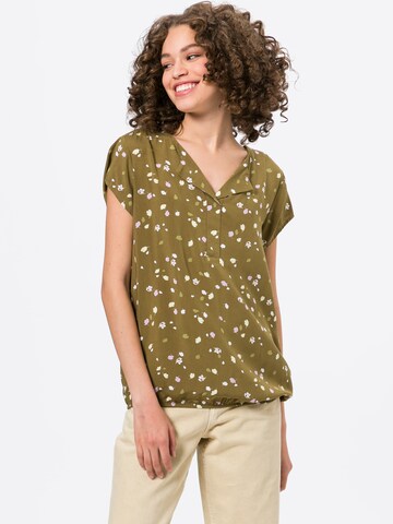 TOM TAILOR - Blusa em verde: frente