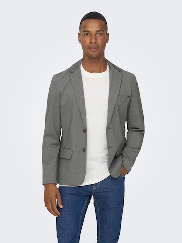 Only & Sons Slim fit Suit Jacket 'MARK' in Grey: front