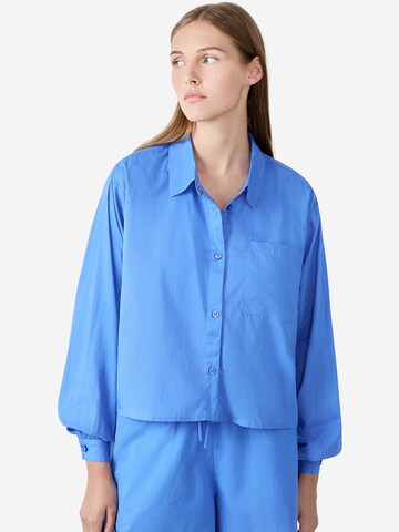 ETAM Schlafshirt 'Seano' in Blau: Vorderseite