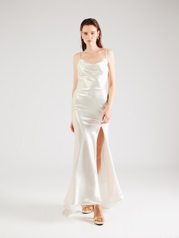 Robe de soirée True Decadence en blanc : devant