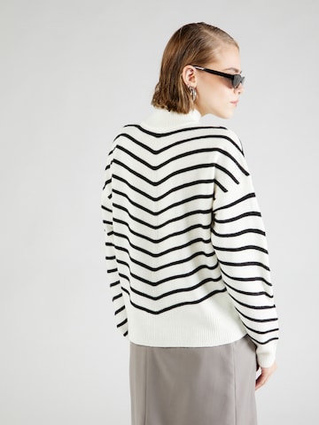 VILA Sweter 'ALINA' w kolorze biały