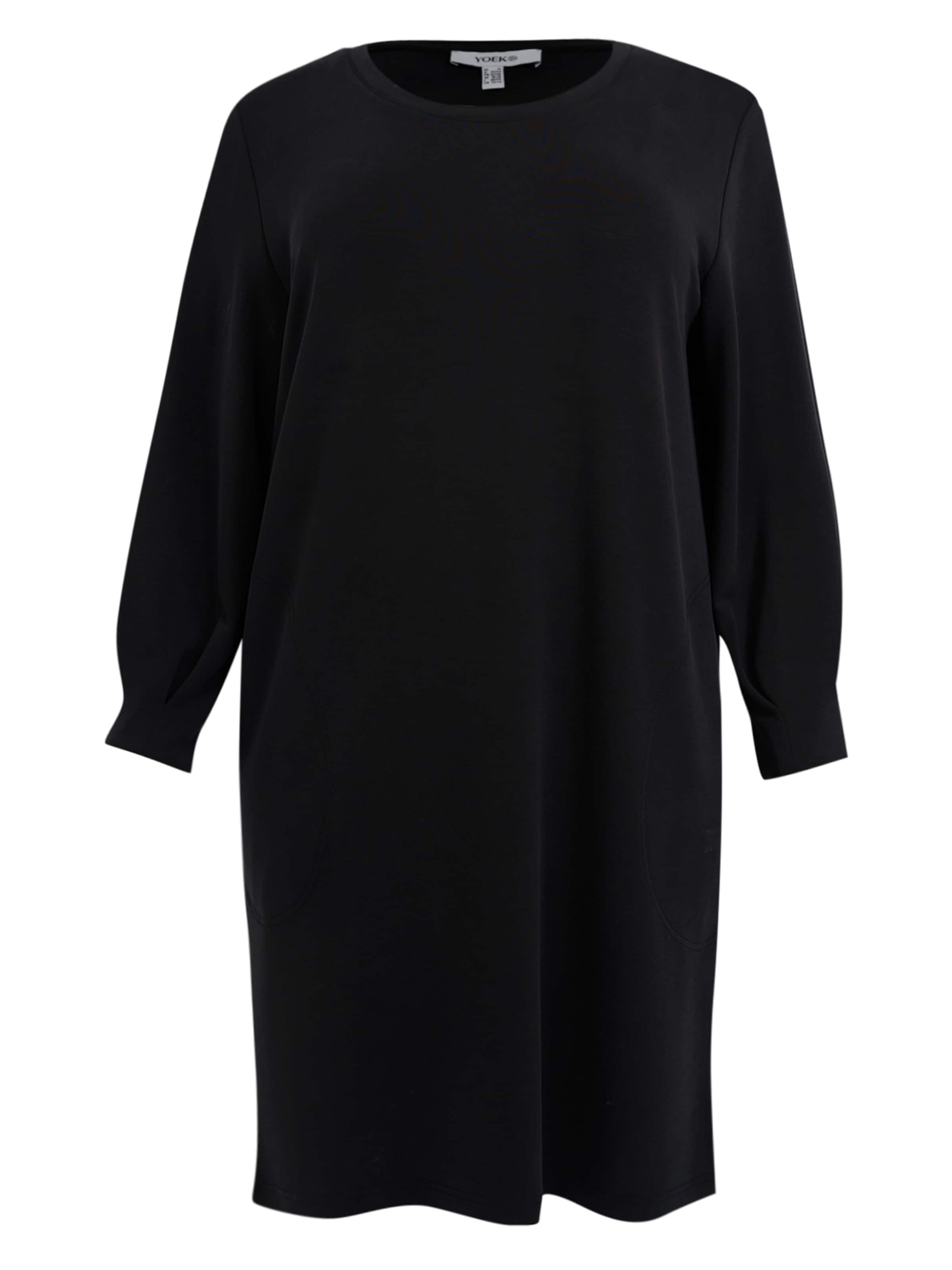 YOEK Dress in Black: front