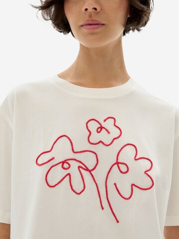 Thinking MU T-shirt 'Lucia' i beige
