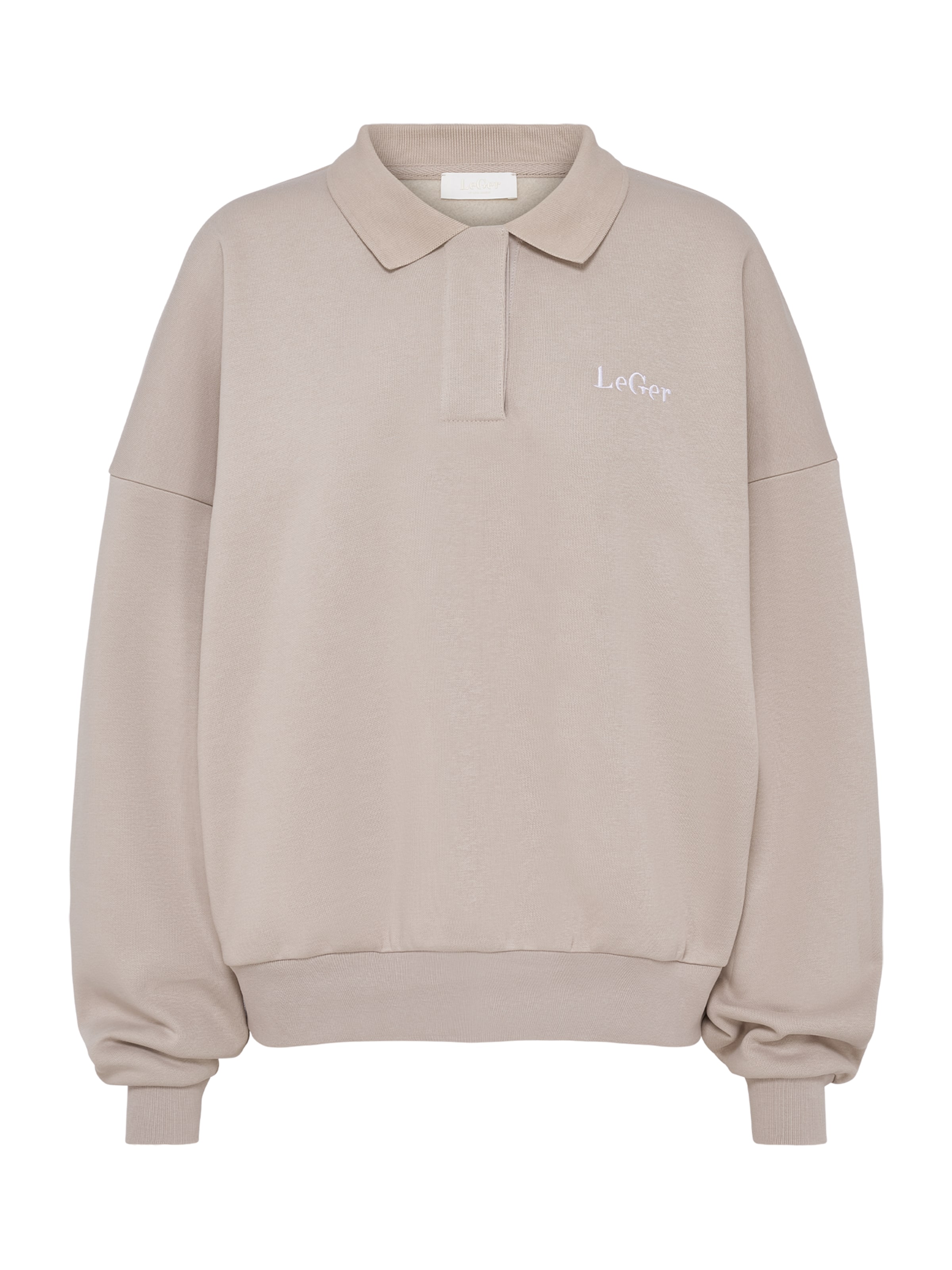 Bluză de molton 'Janneke' de la LeGer by Lena Gercke pe gri: față