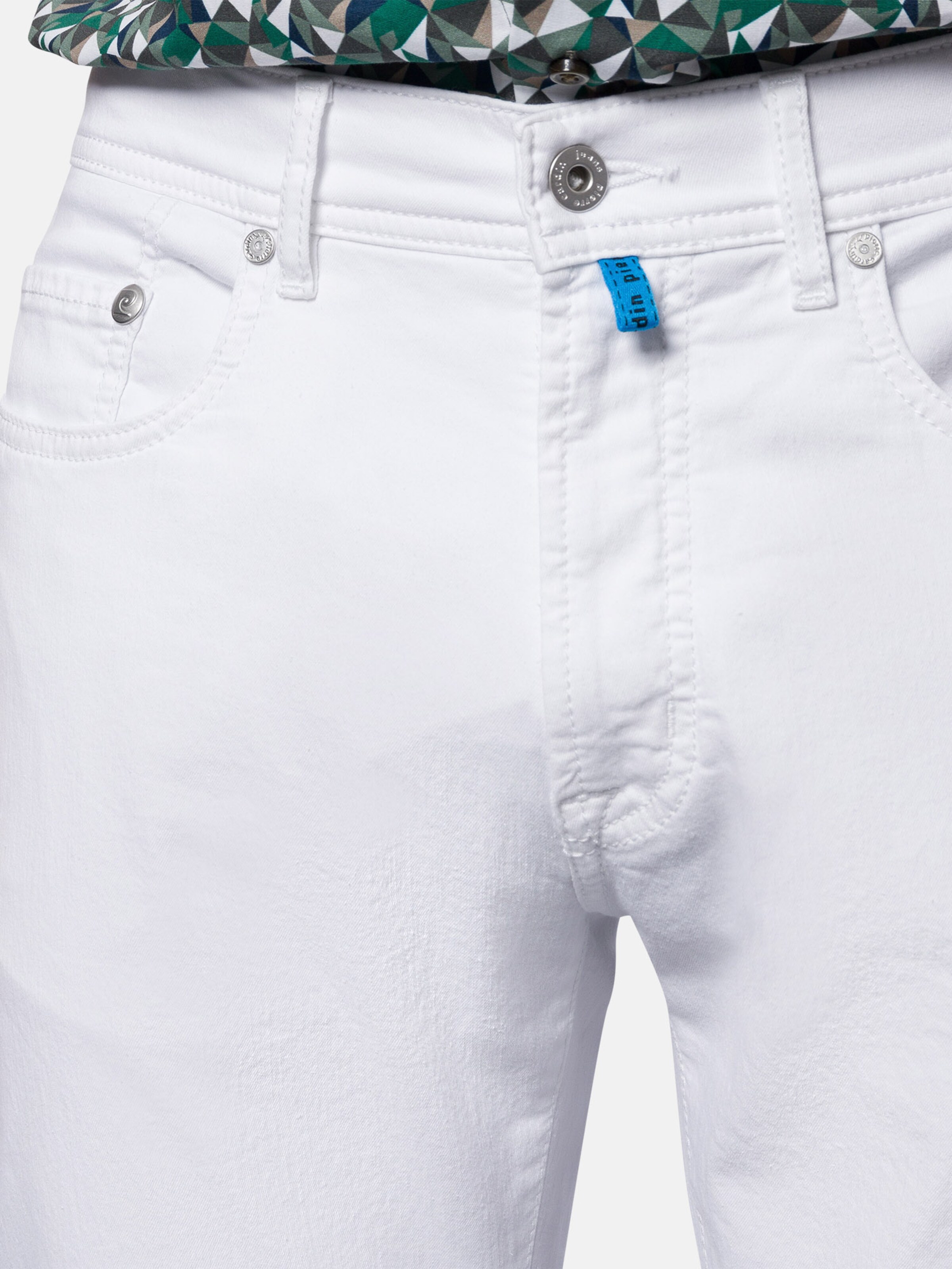 Männer Große Größen PIERRE CARDIN Jeans 'Lyon' in Weiß - CK46809