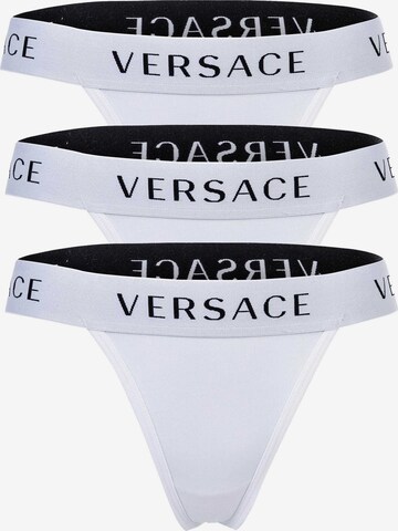 VERSACE Thong in White: front