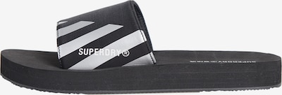 Superdry Badeschuh 'Swim Sport' in schwarz / silber, Produktansicht
