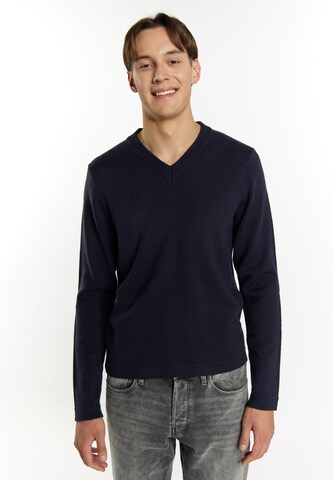 Pull-over 'Reiswood' MO en bleu : devant