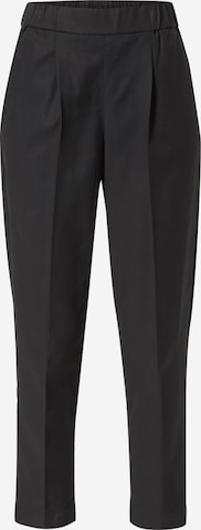 Pantalon à plis Sisley en noir : devant