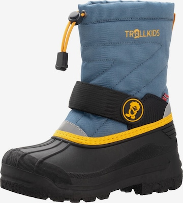 TROLLKIDS Snow Boots in Blue: front