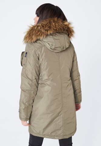 Harlem Soul Winter Parka 'Ka-Te' in Green