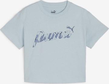 PUMA Shirt 'Ess+' in Blauw: voorkant