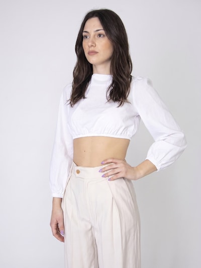 Camicia da donna 'W255T07W511- Top Donna 000 White Top' in XS Skills di colore bianco, Visualizzazione prodotti