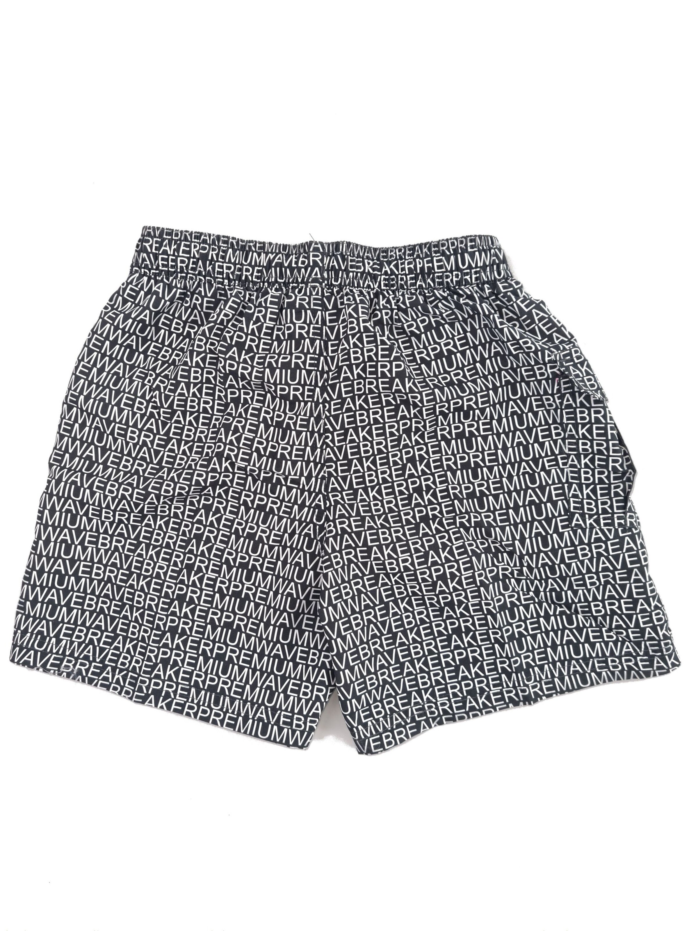 Pantaloncini da bagno di wavebreaker in nero