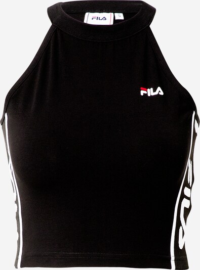 FILA Top 'Tama' | črna / bela barva, Prikaz izdelka