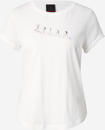 T-shirt 'DEBRA' Bogner Fire + Ice en blanc : devant